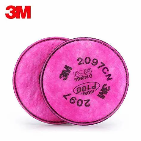 FILTRO PARA PARTÍCULAS 3M P100, PARA OZONO Y VAPORES ORGÁNICOS, 2097 (PQTE X 2) 